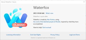Waterfox Classic 5.0.2 Crack With License Keys Download 2023